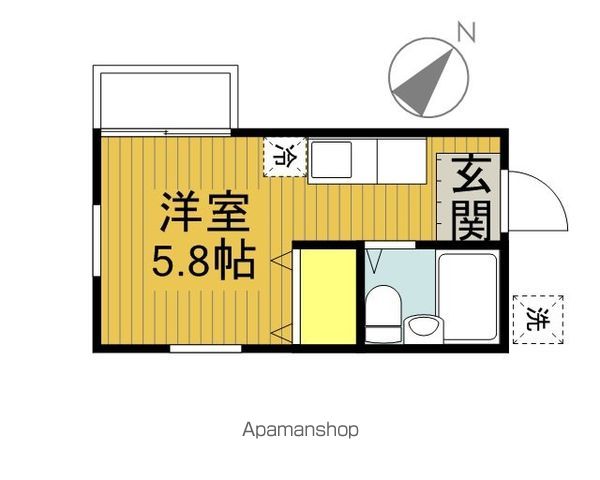 コーポ三愛の間取り写真