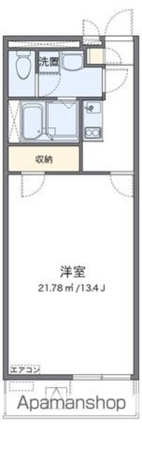 レオネクストさくらブリアン[1K/36.09m2]の間取図