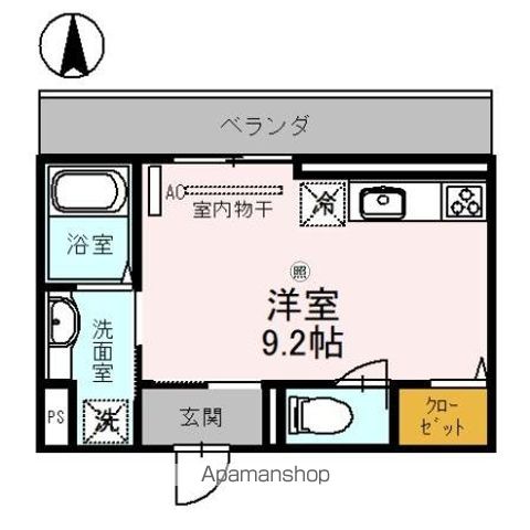 ダイヤモンドフジ鶴橋 プラチナの間取り写真