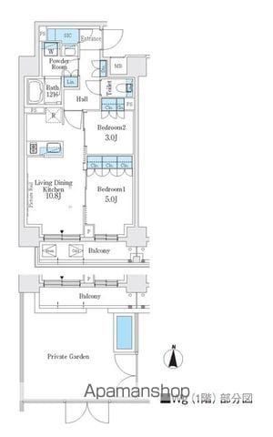 Ｊ．ＧＲＡＮ　ＣＯＵＲＴ　品川西大井ＥＡＳＴの間取り