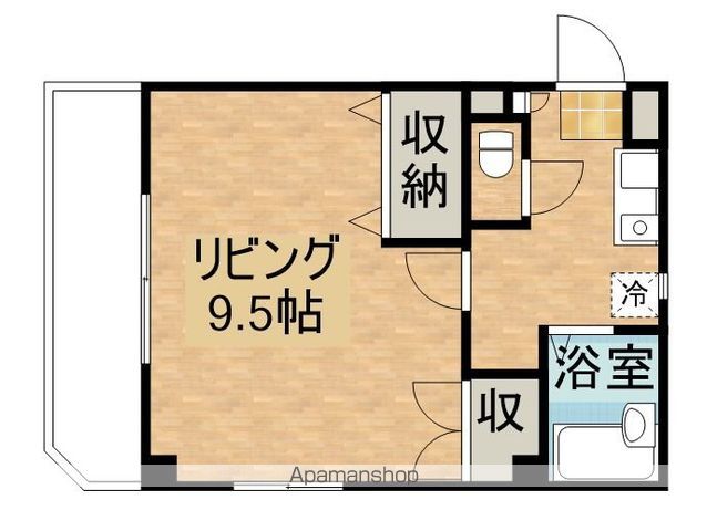 アクティハイム矢吹の間取り写真