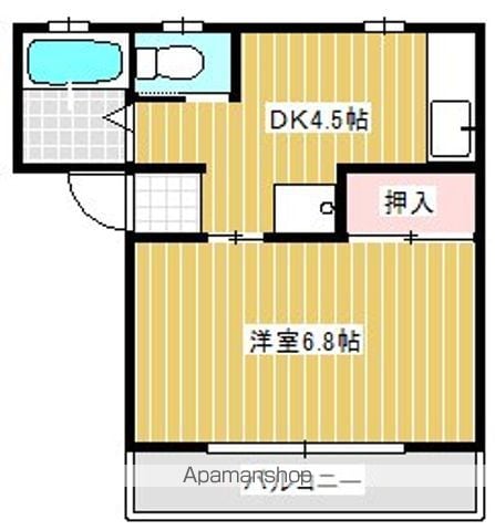 メゾンワルツCの間取り写真
