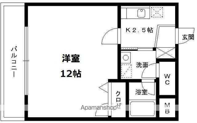 アミティエ博多南の間取り