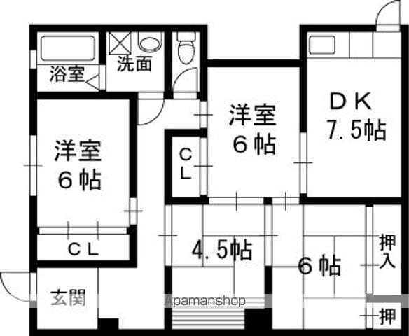 マンションオアシスの間取り写真