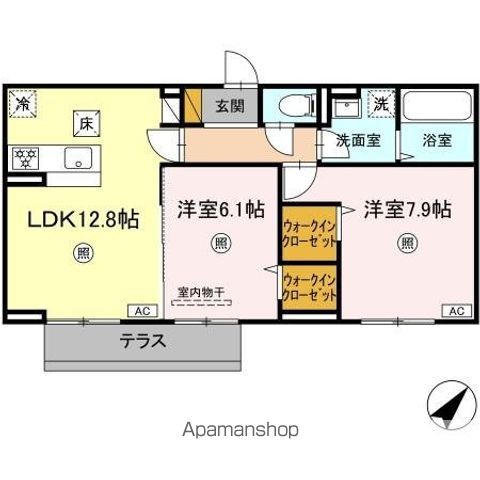 コンフォール古市場　ＡＮＮＥＸの間取り