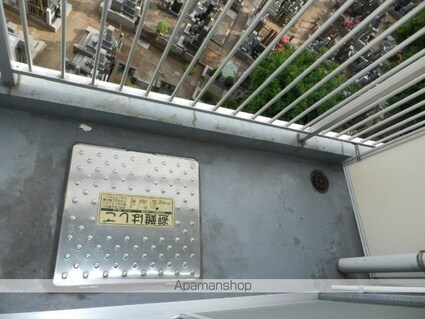 東京都新宿区弁天町[1K/19.36m2]のバルコニー