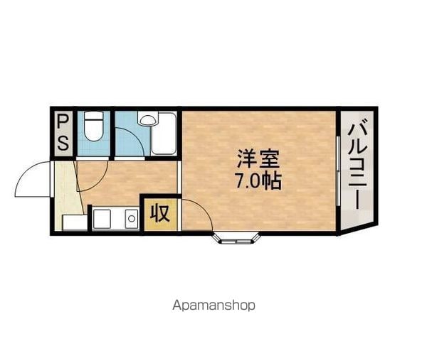 サンハイツ殿町の間取り写真