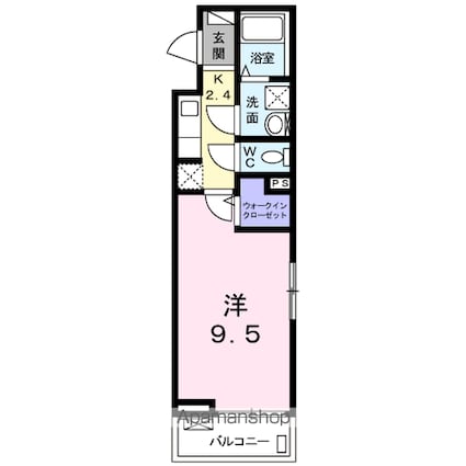 セントジェームスアパートメント[1K/30.42m2]の間取図