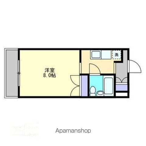 マンション福山の間取り写真
