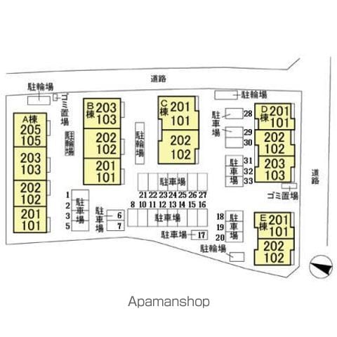 フォレステージ　Ｃ 101 ｜ 千葉県流山市西初石１丁目778-2（賃貸アパート3LDK・1階・70.75㎡） その3