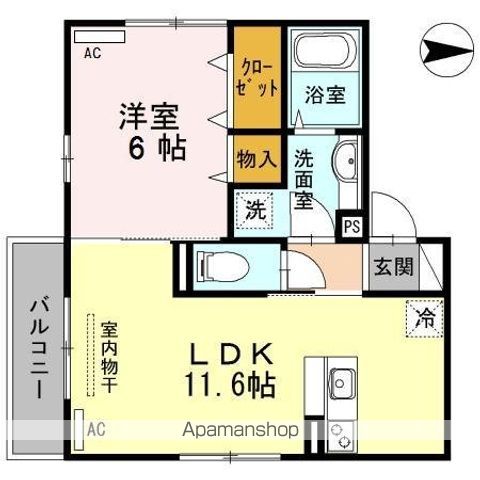 ボヌール飛田の間取り写真