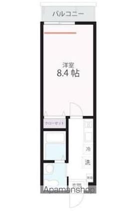 ハーミットクラブハウスＧｒｕｌｌａ[1K/24.98m2]の間取図