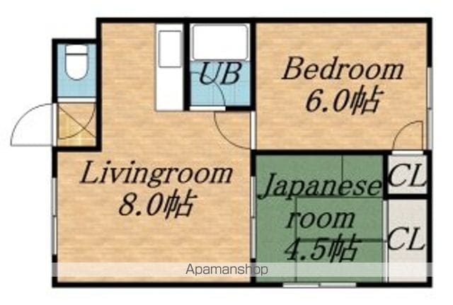 森田マンションの間取り写真