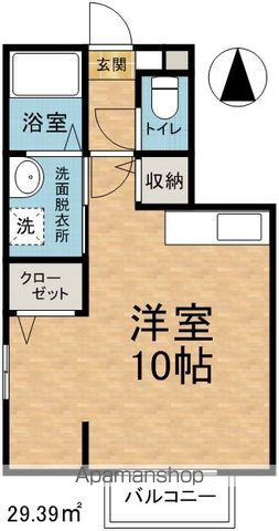 スクエアガーデンの間取り写真