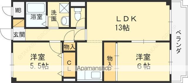 セピア辻井横小路の間取り写真