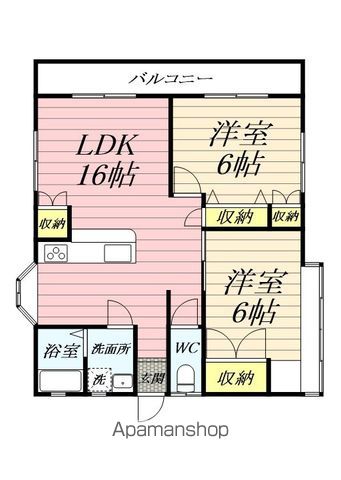 横須賀市 2階建 築45年の間取り写真
