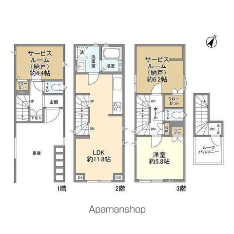 ＫＯＬＥＴ登戸１１の間取り