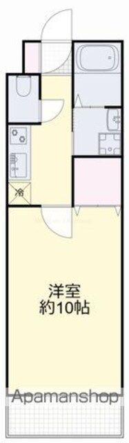 アーバンテラス学南町[1K/30m2]の間取図