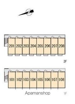 レオパレスＧｒａｃｅ[1K/23.18m2]の配置図