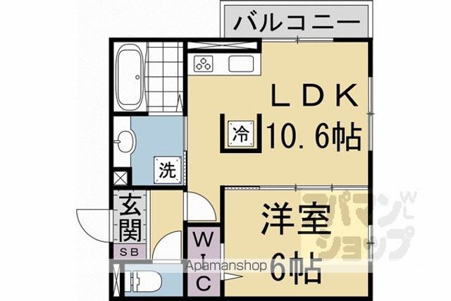 メゾン・ソネット二条新町の間取り写真