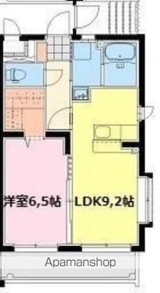 ハーバーイーストⅡ[1LDK/40.56m2]の間取図