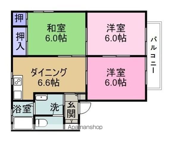 夢番地Aの間取り写真