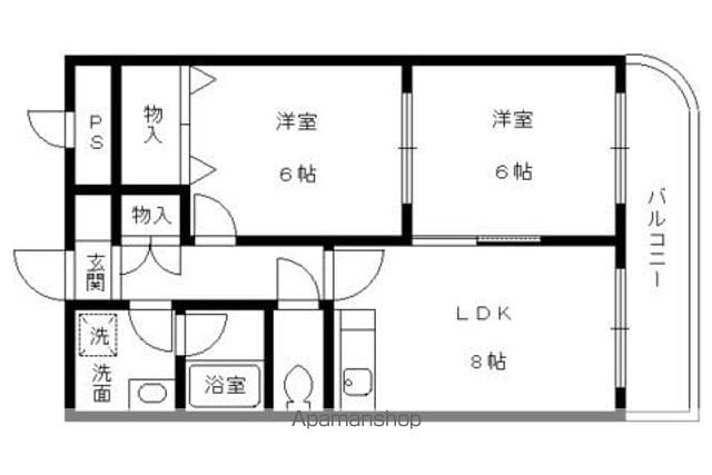 シャトル新御池の間取り写真