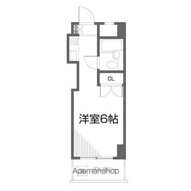 ハイムピア８[1R/17.08m2]の間取図