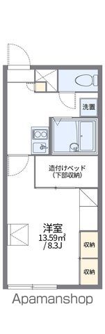 レオパレスドルフ文京台南の間取り写真