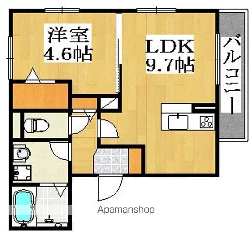 アビコシオンの間取り写真