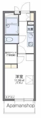 レオパレスアステックの間取り写真