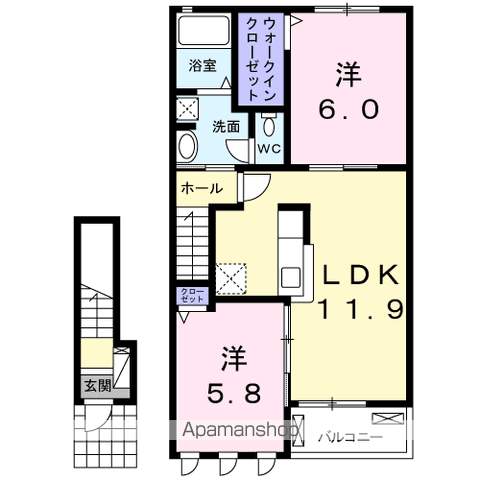 富里市十倉&nbsp;2階建&nbsp;築5年のイメージ
