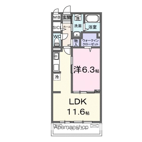 ノルド　フィウーメの間取り