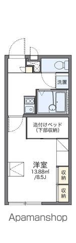 レオパレス若里IIの間取り写真