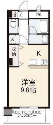 ＣＡＳＡ　ＡＮＧＥＬＩＣＡ[1K/37.2m2]の間取図