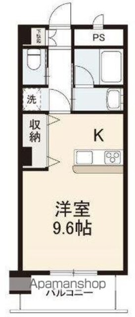 ＣＡＳＡ　ＡＮＧＥＬＩＣＡ[1K/37.2m2]の間取図