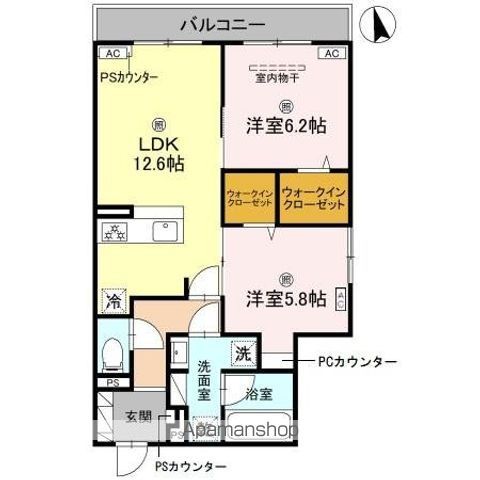 SPECIALE上住吉の間取り写真