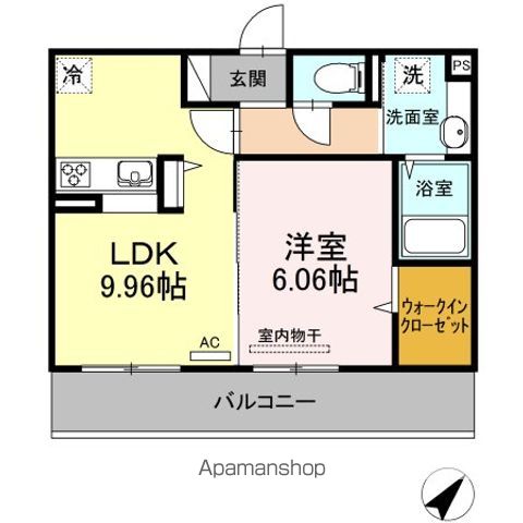 アムールハイム春日原の間取り