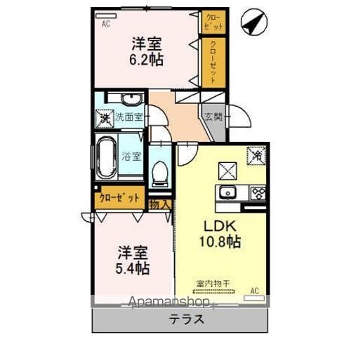プラッツの間取り写真