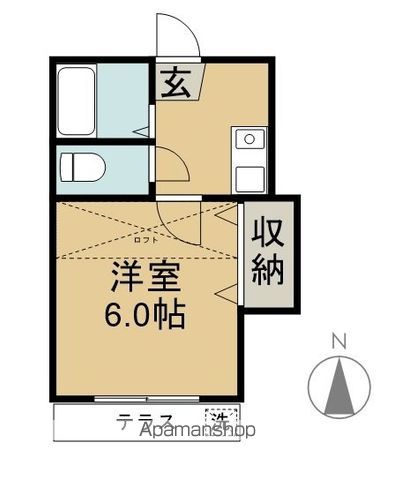 ボヌール若水の間取り写真