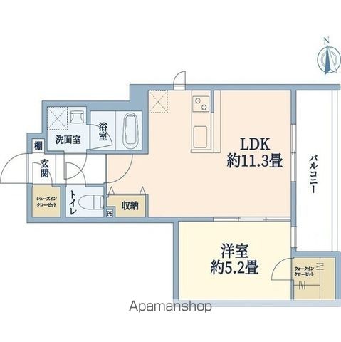 ウェルスクエア山坂の間取り写真
