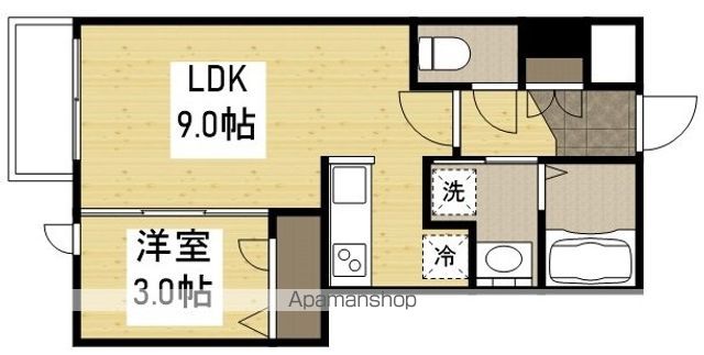 月光江波東弐番館の間取り写真