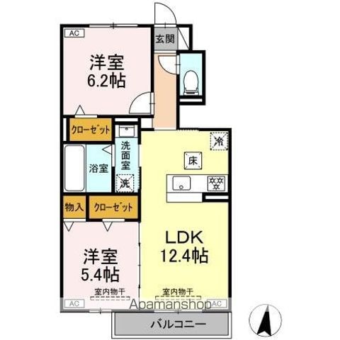 メテオールの間取り写真