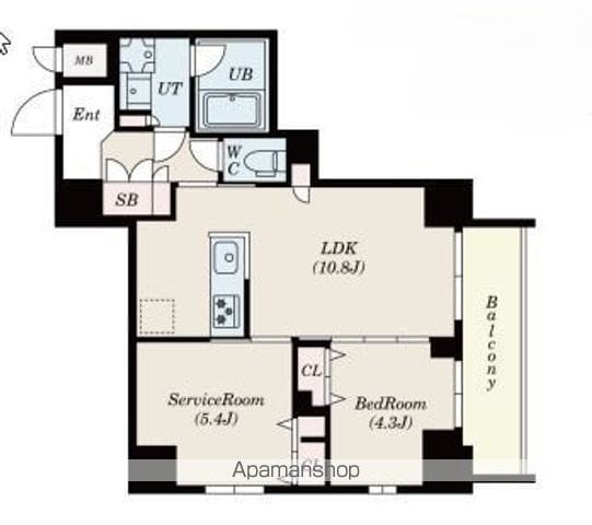 S−RESIDENCE押上EPUREの間取り写真