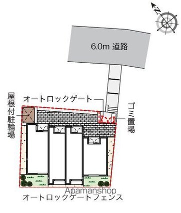 レオネクストＫＳＭ　Ｐｌｕｓ[1K/21.65m2]の配置図