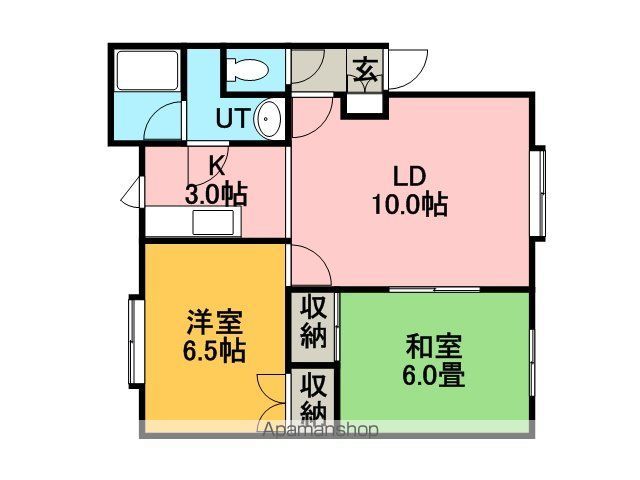 PLAZA IN 花川 B棟の間取り写真