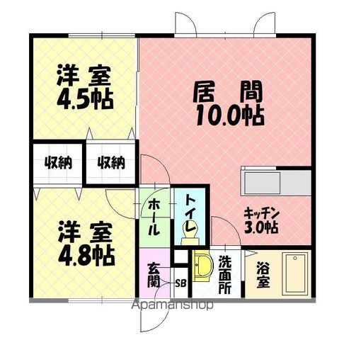 K’Sマンションの間取り写真
