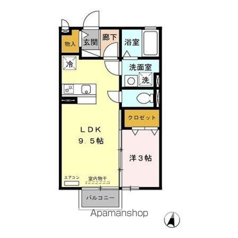 リロイコア EASTの間取り写真