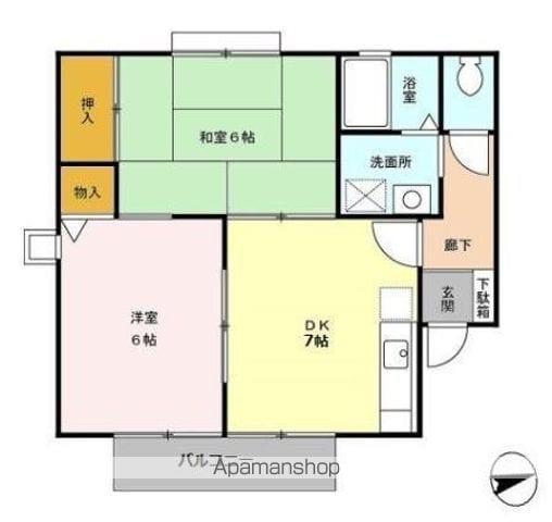 グラース壱番町の間取り写真