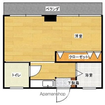 第２神田ビル[1DK/30m2]の間取図